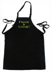 Flavor It Greek! black apron